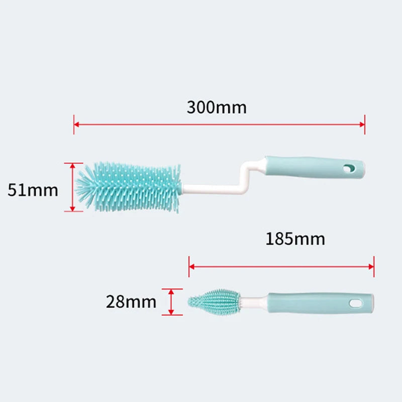 Brosse de nettoyage en silicone